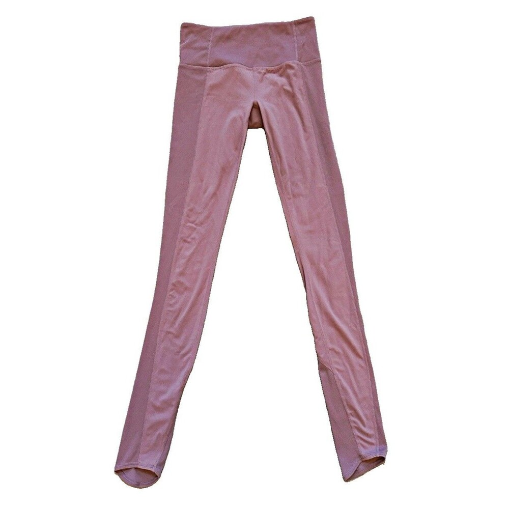 Athleta Elation Hybrid Ribbed Barre Petite XSP Purple Stretch Yoga Leggings